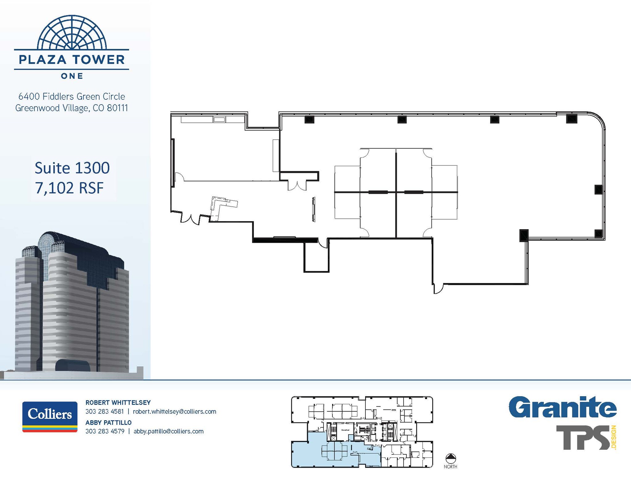 6400 S Fiddlers Green Cir, Greenwood Village, CO en alquiler Plano de la planta- Imagen 1 de 1