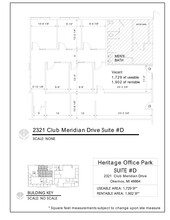 2321 Club Meridian Dr, Okemos, MI en alquiler Plano del sitio- Imagen 2 de 2