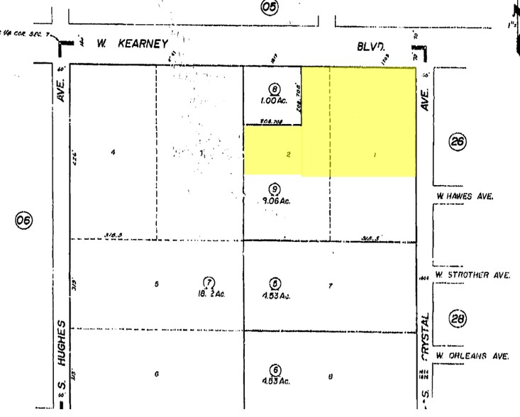 SWC Kearney Blvd and Crystal Ave, Fresno, CA en venta - Plano de solar - Imagen 2 de 2