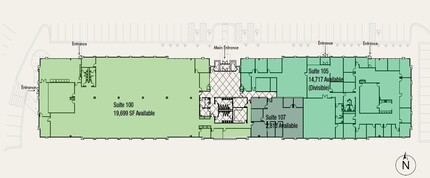 850 N Arlington Heights Rd, Itasca, IL en venta Plano de la planta- Imagen 1 de 1