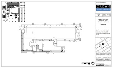 300 Sparks St, Ottawa, ON en alquiler Plano de la planta- Imagen 1 de 1