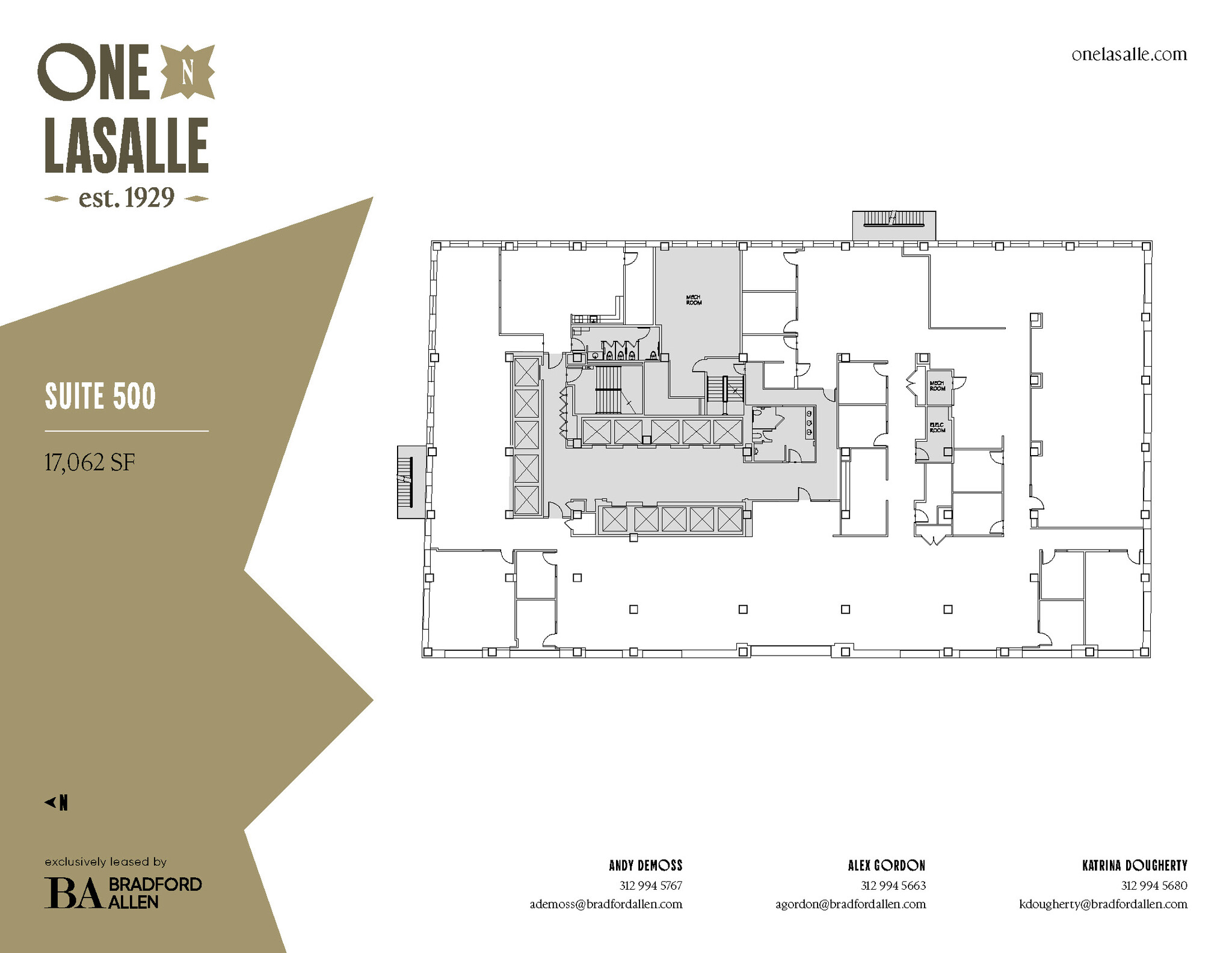 1 N La Salle St, Chicago, IL en alquiler Plano de la planta- Imagen 1 de 1