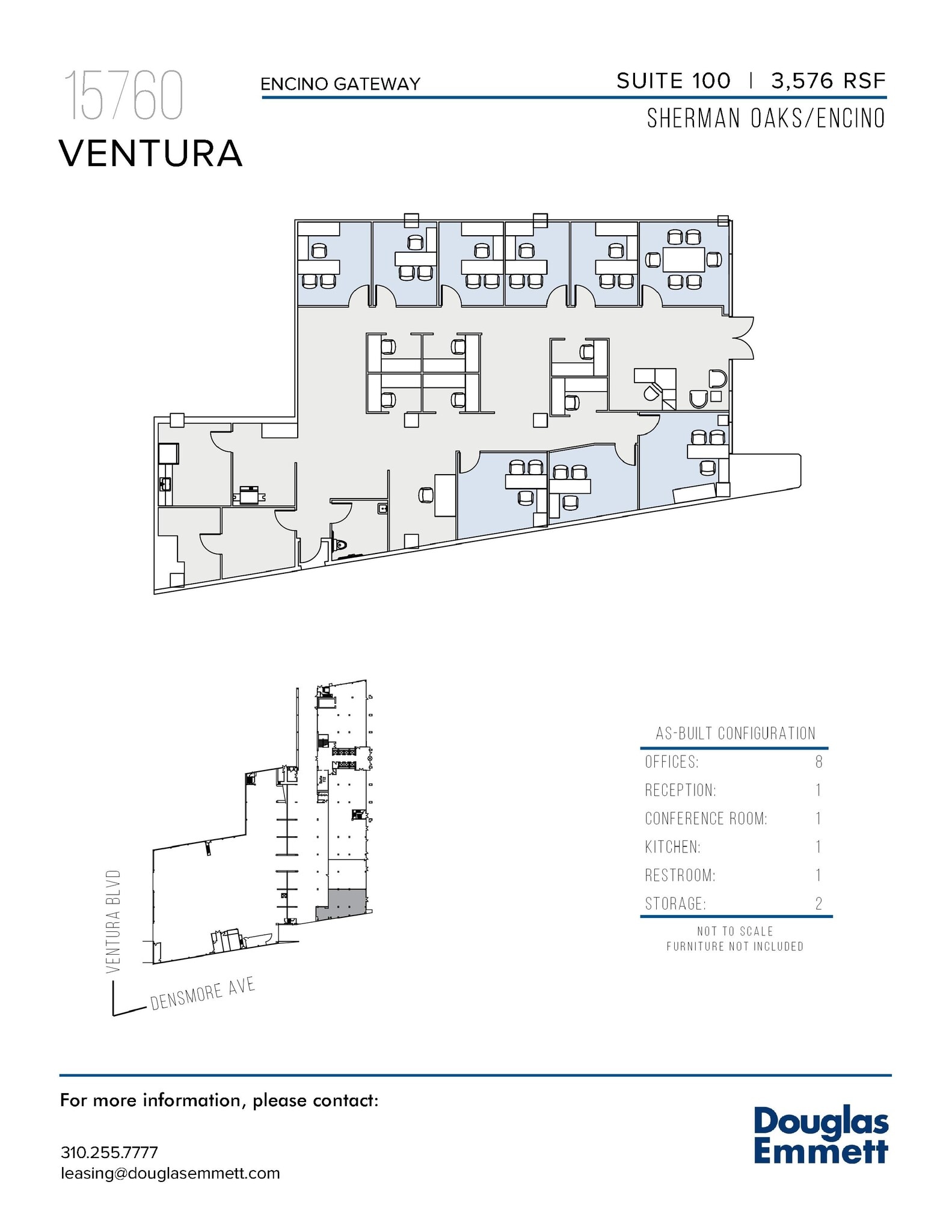 15760 Ventura Blvd, Encino, CA en alquiler Plano de la planta- Imagen 1 de 1