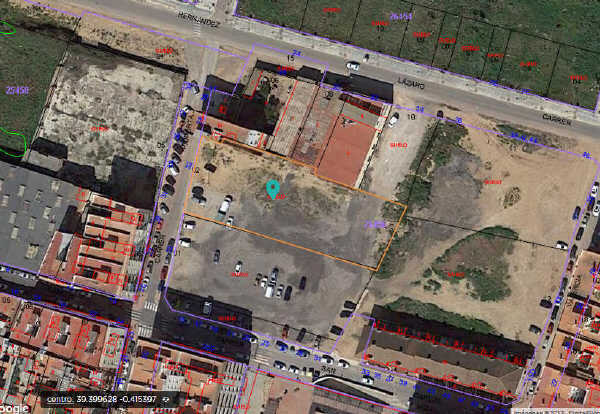 Terreno en Albal en venta - Plano de la planta - Imagen 3 de 6