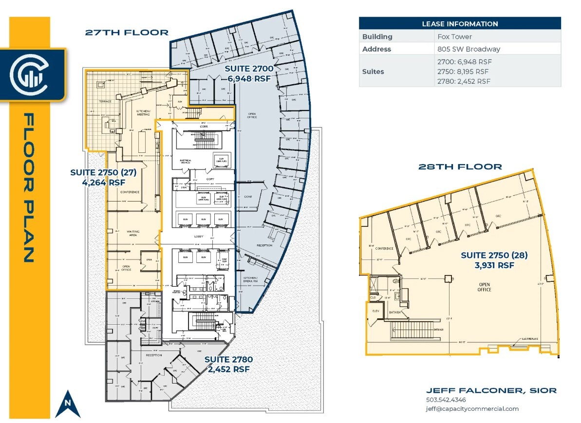 805 SW Broadway, Portland, OR en alquiler Plano de la planta- Imagen 1 de 1