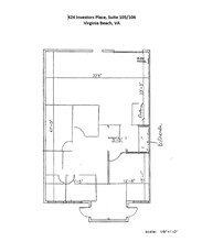 404 Investors Pl, Virginia Beach, VA en alquiler Plano de la planta- Imagen 1 de 1