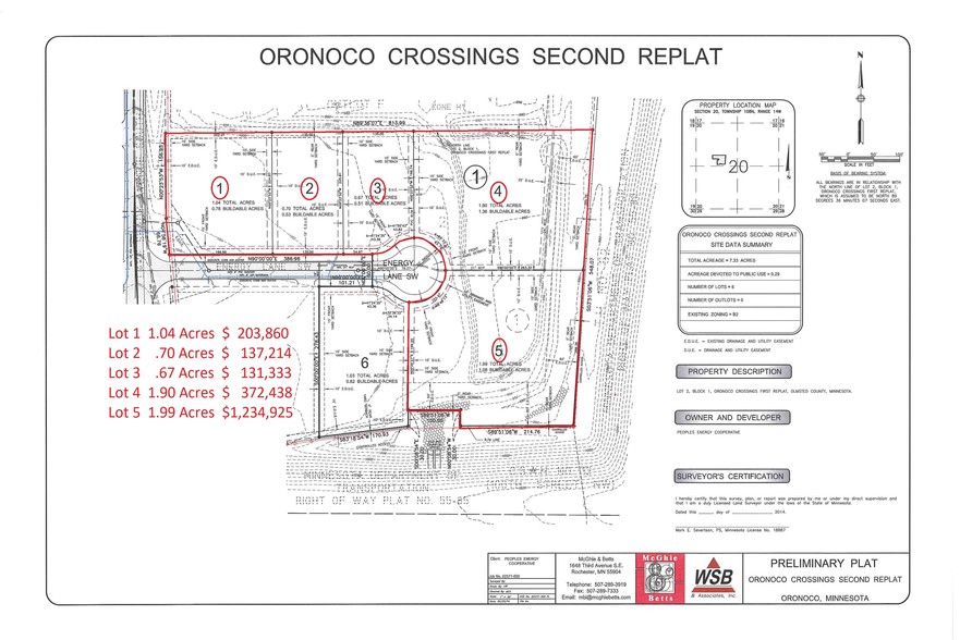 ENERGY Ln, Oronoco, MN en venta - Plano de solar - Imagen 2 de 3