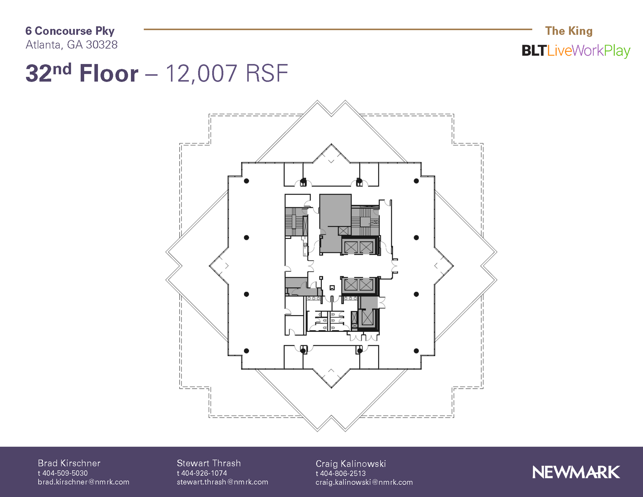 6 Concourse Pky NE, Atlanta, GA en alquiler Plano de la planta- Imagen 1 de 1