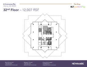 6 Concourse Pky NE, Atlanta, GA en alquiler Plano de la planta- Imagen 1 de 1