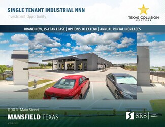 Más detalles de 1100 S Main St, Mansfield, TX - Nave en venta