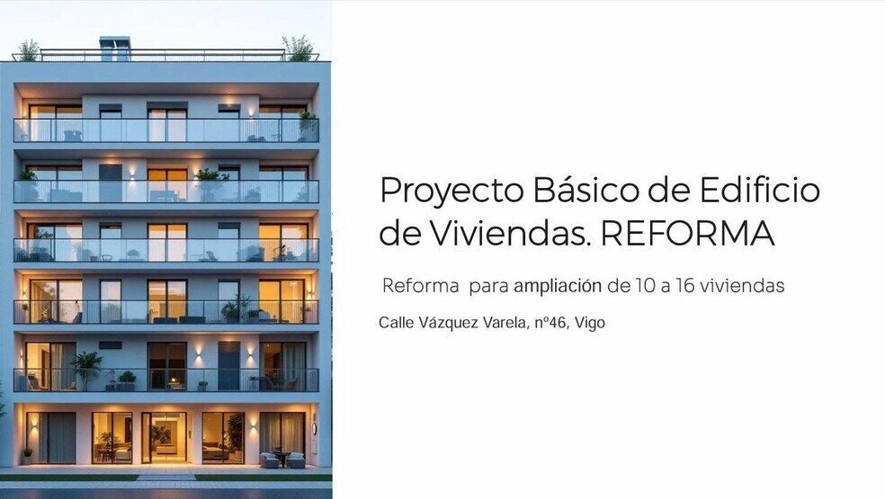 Rúa Vázquez Varela, 46, Vigo, Pontevedra en venta - Foto del edificio - Imagen 2 de 26