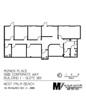 5601 Corporate Way, West Palm Beach, FL en alquiler Plano de la planta- Imagen 1 de 1