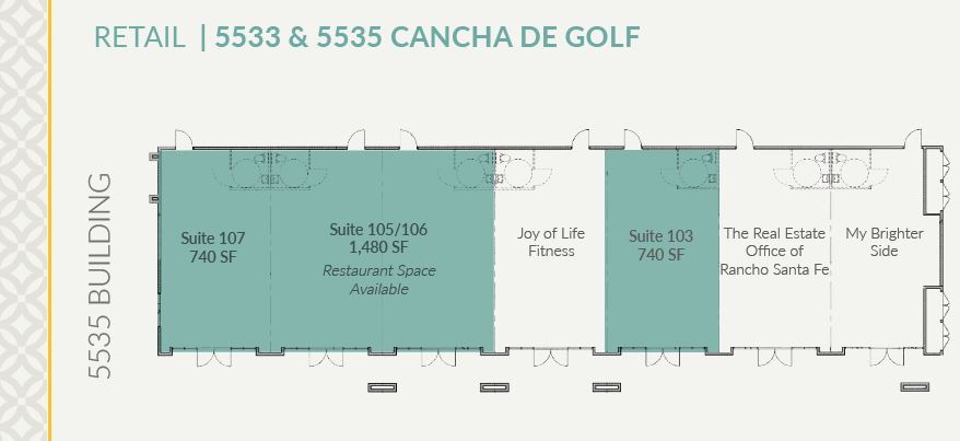 5533 Cancha de Golf, Rancho Santa Fe, CA en alquiler Plano de la planta- Imagen 1 de 1