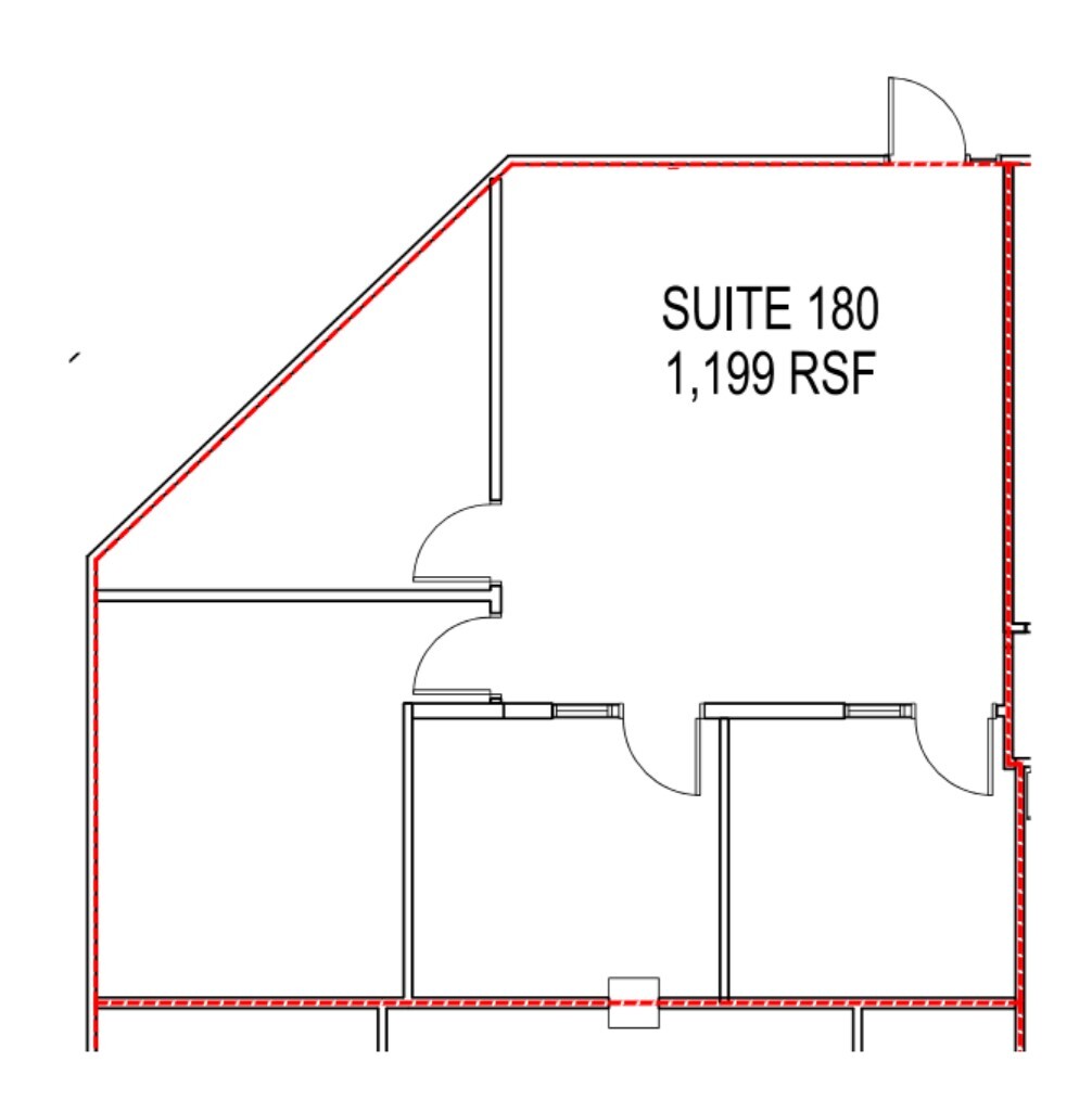 13747 Montfort Dr, Dallas, TX en alquiler Plano de la planta- Imagen 1 de 2