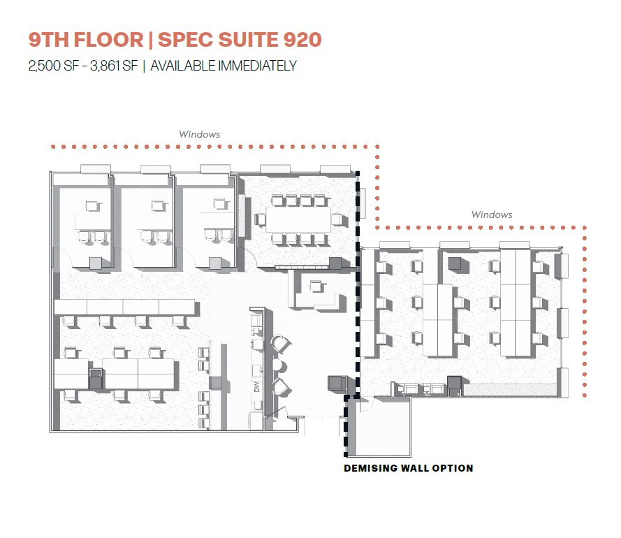 1850 M St NW, Washington, DC en alquiler Plano de la planta- Imagen 1 de 1