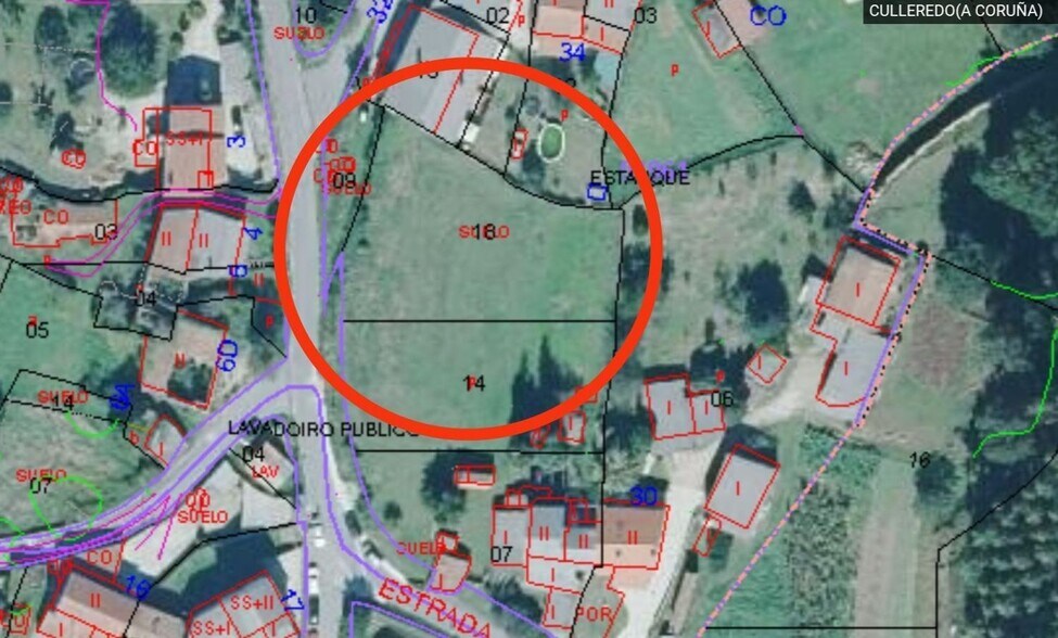 Terreno en Culleredo, La Coruna en venta - Plano de la planta - Imagen 1 de 9