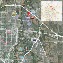 I-20 & Hwy 351, Abilene, TX - VISTA AÉREA  vista de mapa