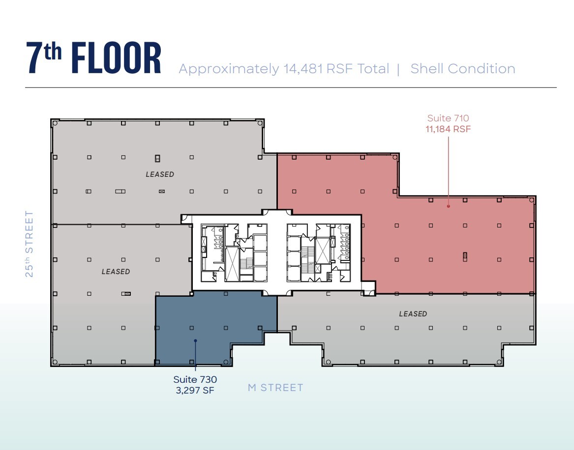 2445 M St NW, Washington, DC en alquiler Plano de la planta- Imagen 1 de 1