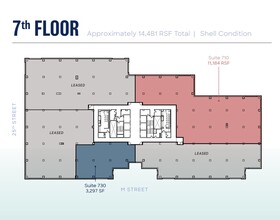 2445 M St NW, Washington, DC en alquiler Plano de la planta- Imagen 1 de 1