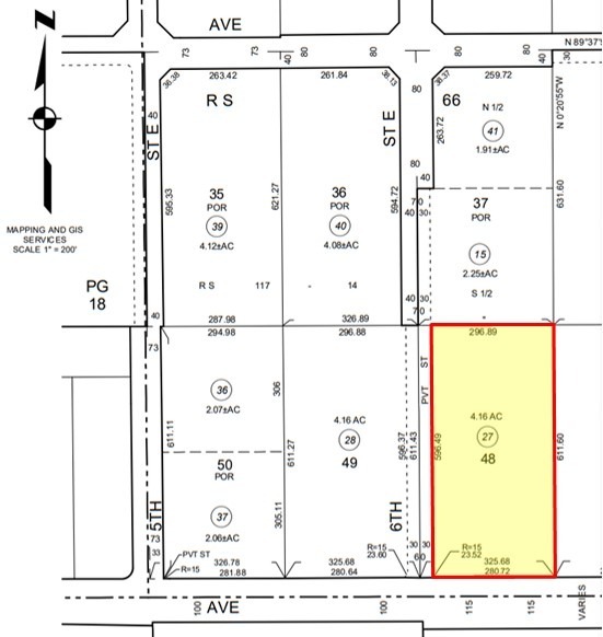 NEC of Columbia Way and 6th St East, Lancaster, CA en alquiler - Plano de solar - Imagen 3 de 3