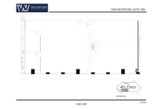 5200 Waterford District Dr, Miami, FL en alquiler Plano de la planta- Imagen 1 de 1