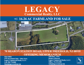 Más detalles para 70 Sharon Station Rd, Allentown, NJ - Terrenos en venta