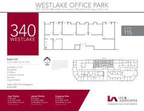 250 N Westlake Blvd, Westlake Village, CA en alquiler Plano de la planta- Imagen 1 de 1