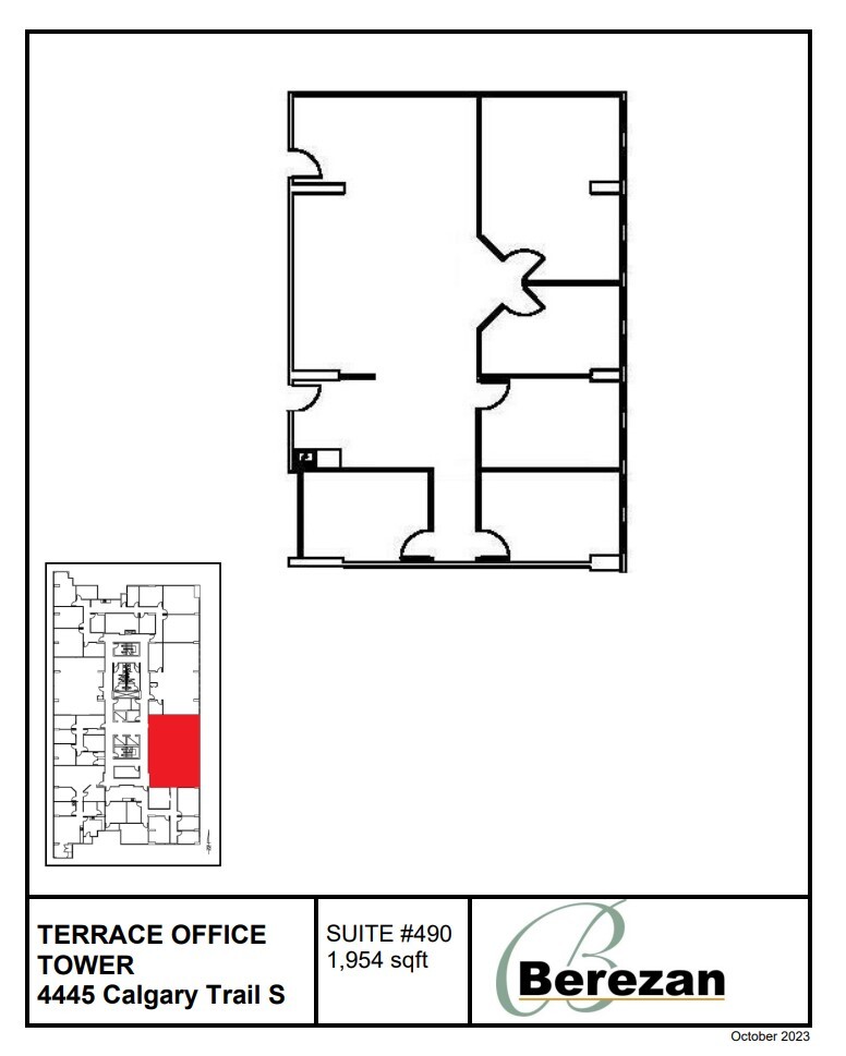 4445 Calgary Trl, Edmonton, AB en alquiler Plano de la planta- Imagen 1 de 1