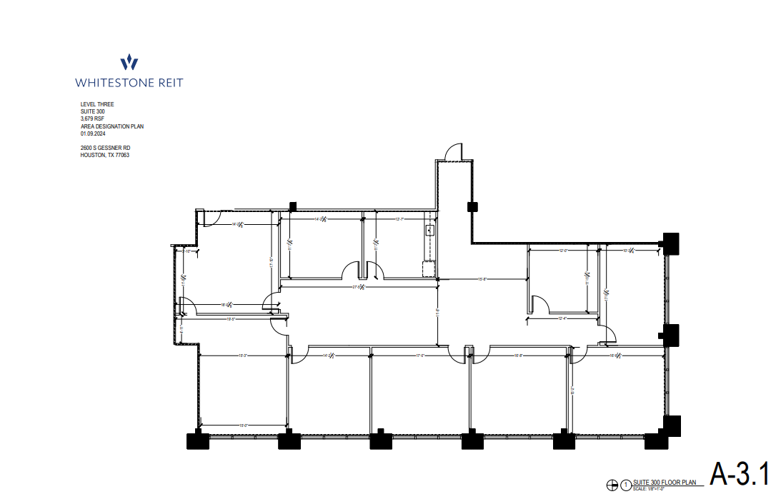 2600 S Gessner Rd, Houston, TX en alquiler Plano de la planta- Imagen 1 de 1