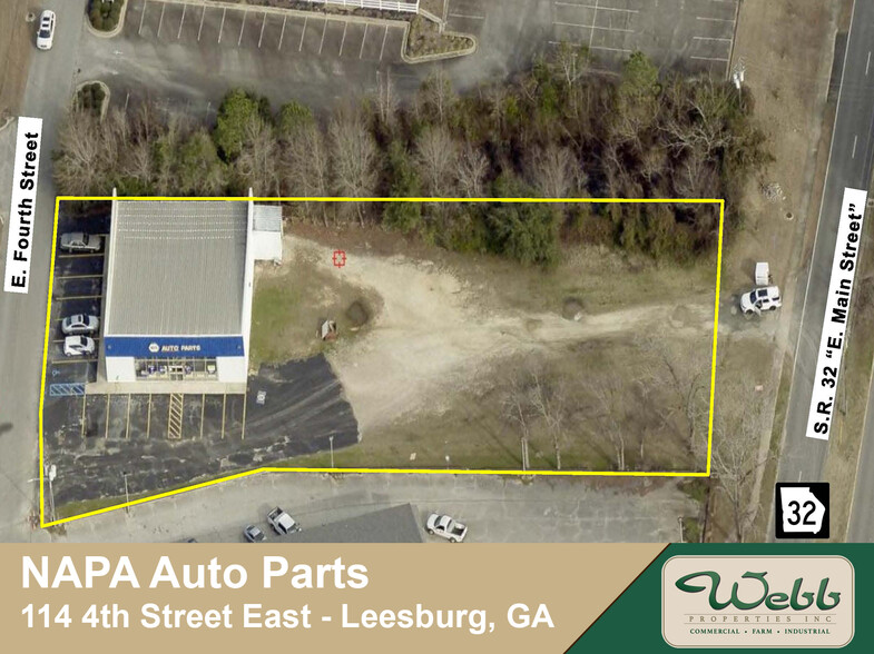 112 4th E St, Leesburg, GA en venta - Vista aérea - Imagen 2 de 2