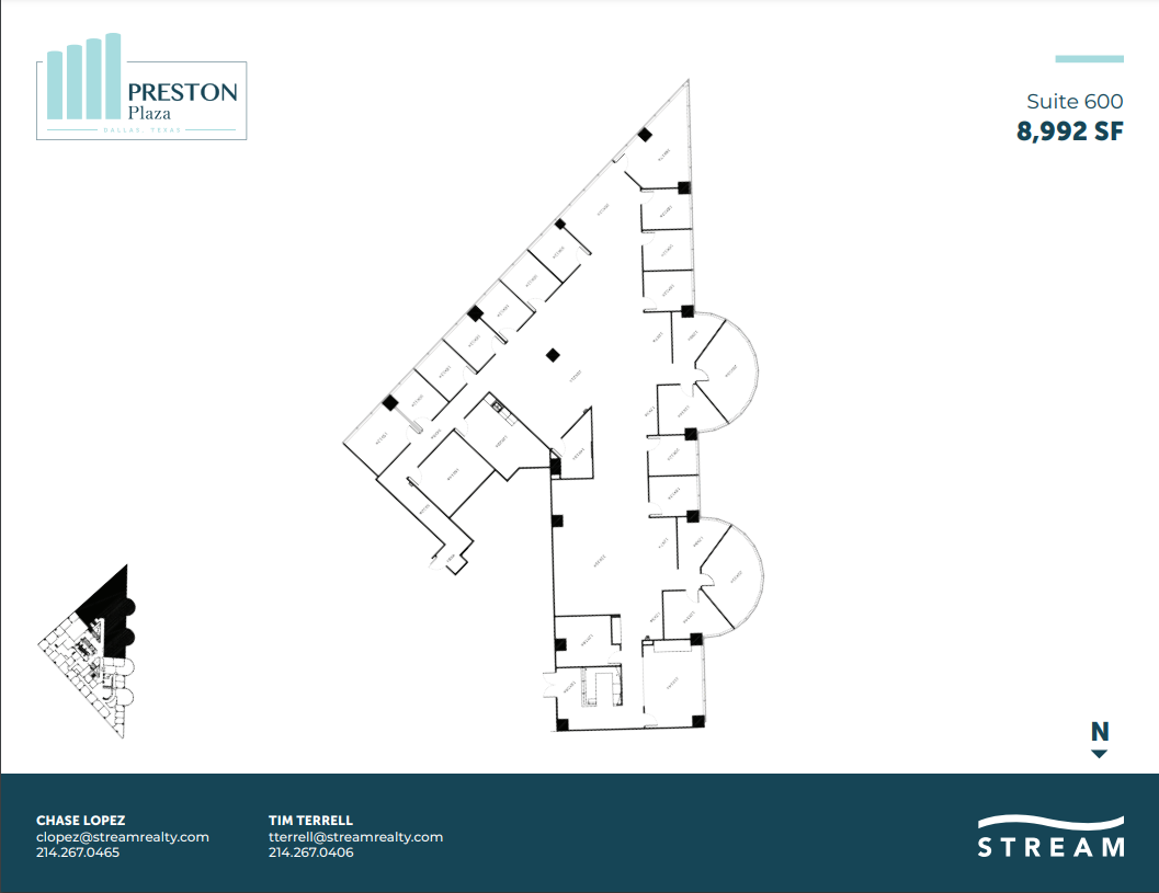 17950 Preston Rd, Dallas, TX en alquiler Plano de la planta- Imagen 1 de 1