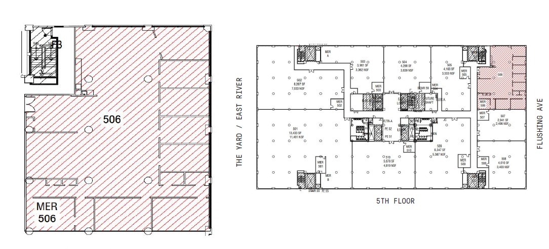 141 Flushing Ave, Brooklyn, NY en alquiler Plano de la planta- Imagen 1 de 2