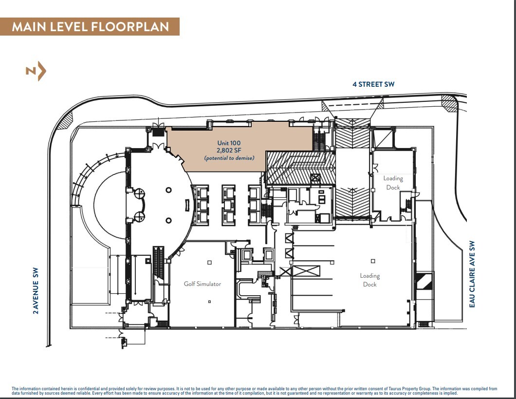 440 2nd Ave SW, Calgary, AB en alquiler Plano de la planta- Imagen 1 de 1