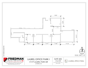 17177 N Laurel Park Dr, Livonia, MI en alquiler Plano de la planta- Imagen 1 de 2