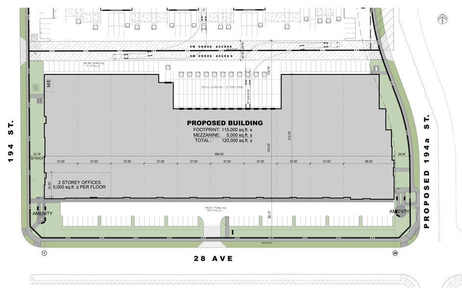 19459 28 Av, Surrey, BC en venta - Plano del sitio - Imagen 2 de 2