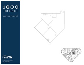 1800 Bering Dr, Houston, TX en alquiler Plano de la planta- Imagen 1 de 1