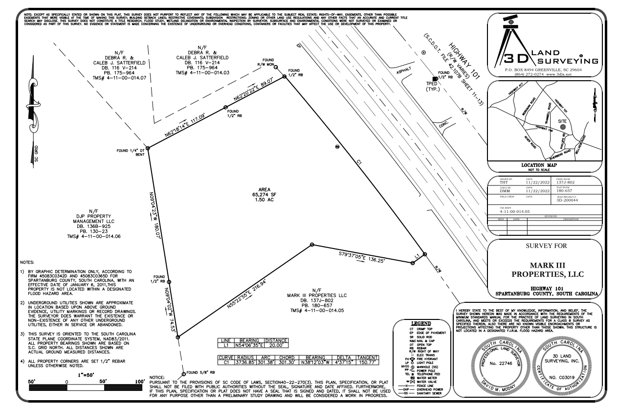 4612 Highway 101, Woodruff, SC en venta Foto del edificio- Imagen 1 de 4