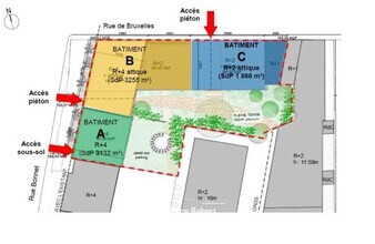 Oficina en Villeurbanne en alquiler Plano de la planta- Imagen 1 de 1