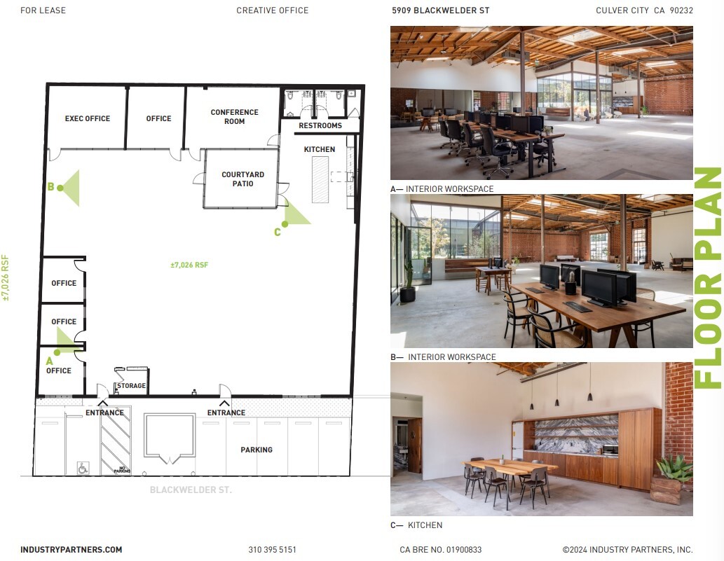 5909 Blackwelder St, Culver City, CA en alquiler Plano de la planta- Imagen 1 de 1