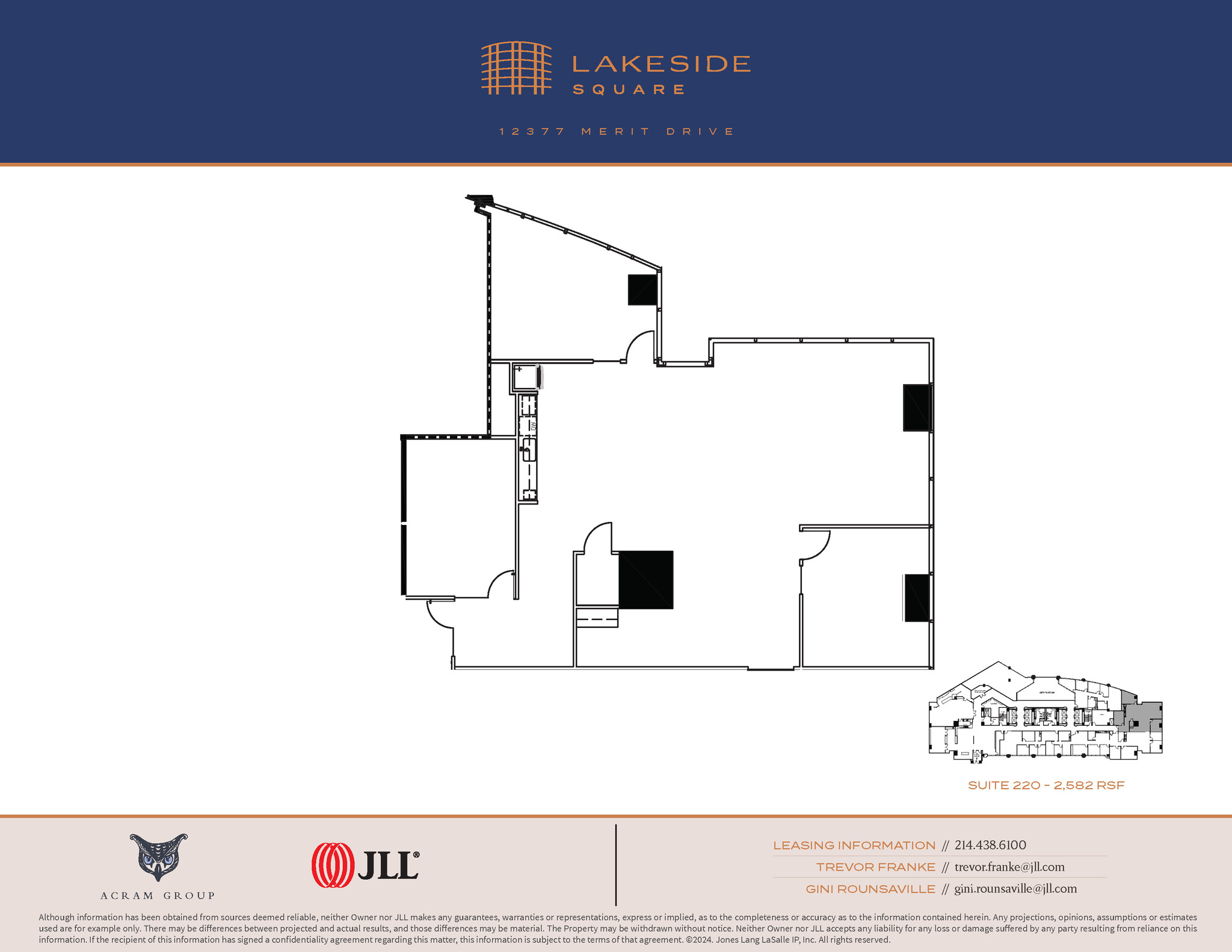 12377 Merit Dr, Dallas, TX en alquiler Plano de la planta- Imagen 1 de 1