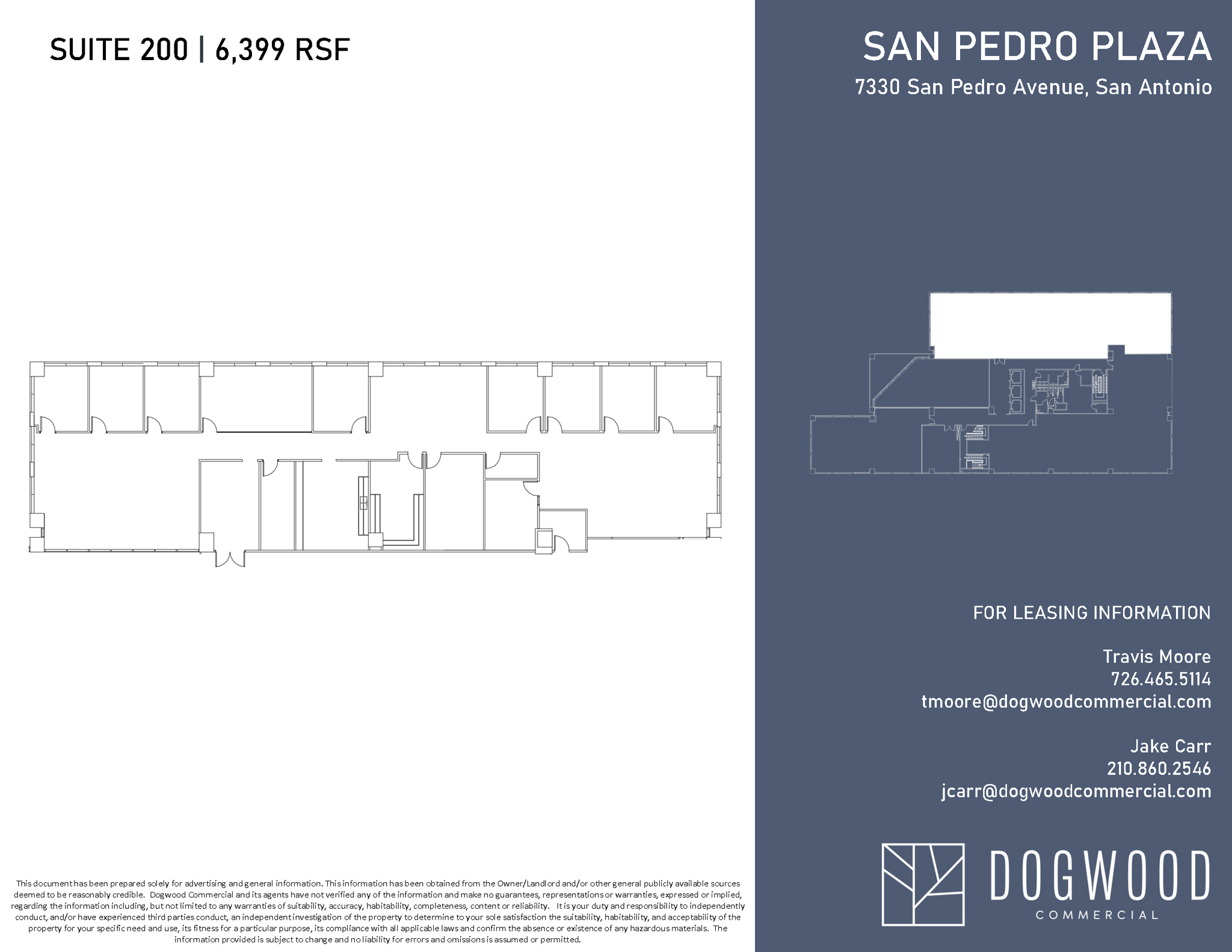 7330 San Pedro Ave, San Antonio, TX en alquiler Plano de la planta- Imagen 1 de 1