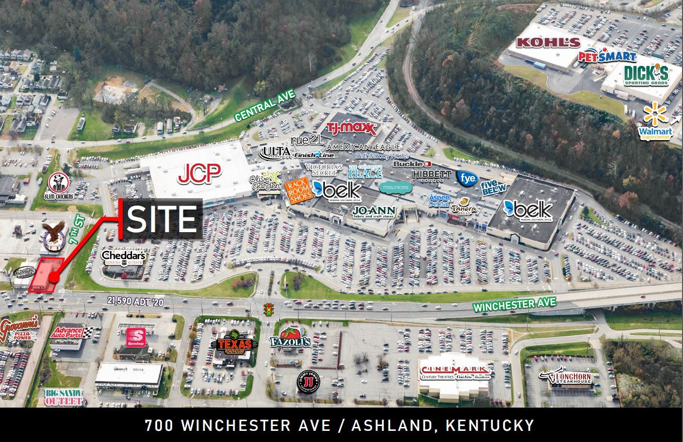 700 Winchester Ave, Ashland, KY en alquiler Foto del edificio- Imagen 1 de 9