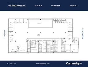 45 Broadway, New York, NY en alquiler Plano de la planta- Imagen 1 de 1
