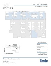 16501 Ventura Blvd, Encino, CA en alquiler Plano de la planta- Imagen 1 de 1