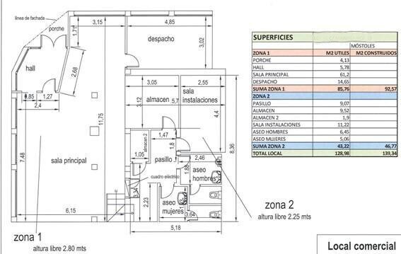 Edificio residencial en Móstoles, Madrid en venta - Plano de planta tipo - Imagen 2 de 2