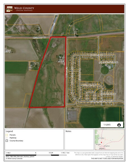 TBD County Road 5 1/2, Mead, CO en venta - Plano de solar - Imagen 1 de 2