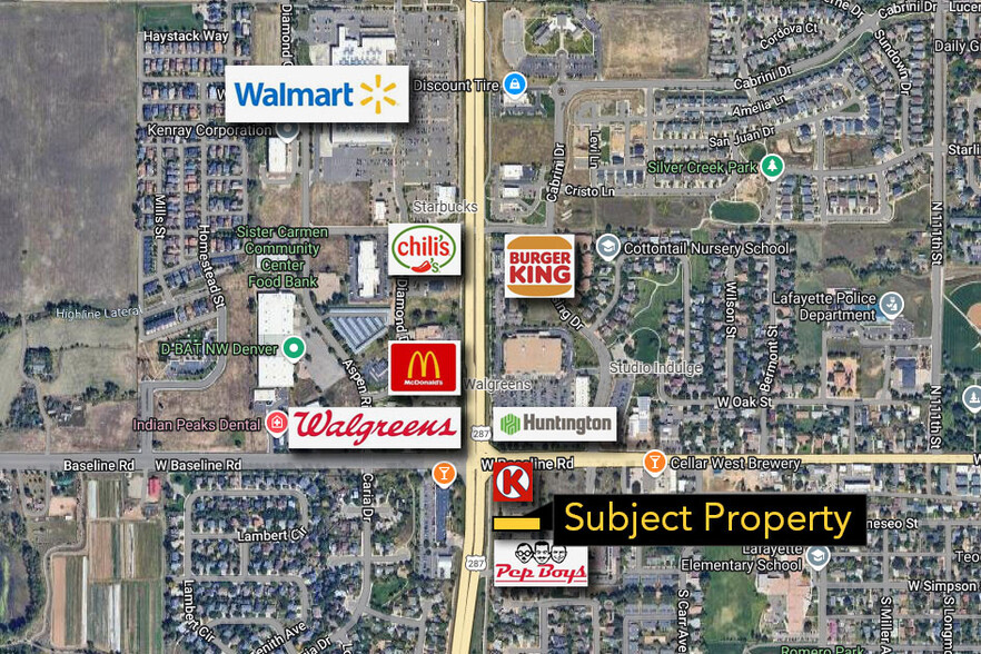 200 N Highway 287 Hwy, Lafayette, CO en venta - Vista aérea - Imagen 2 de 7