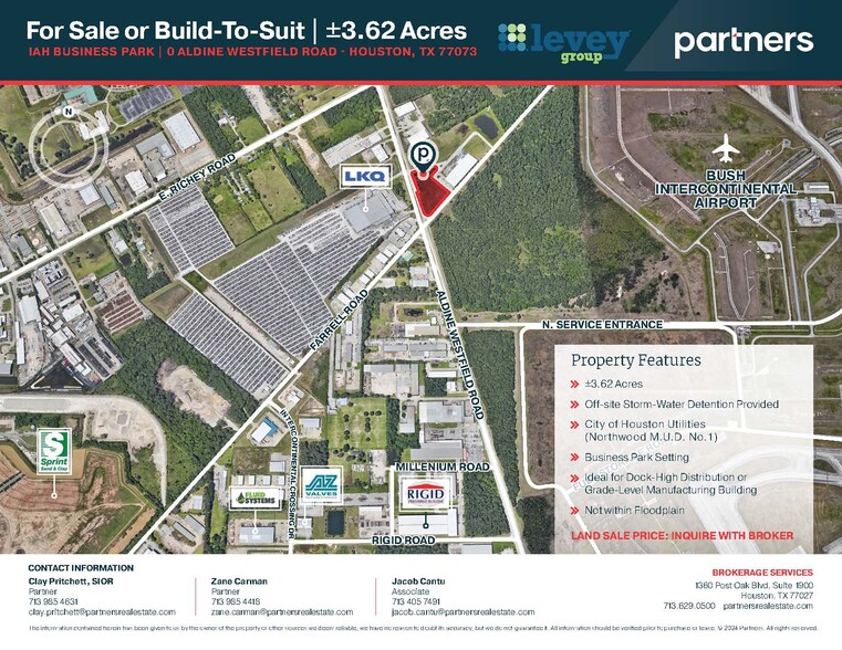 Aldine Westfield Rd & Farrell Rd, Houston, TX en venta - Foto del edificio - Imagen 1 de 2