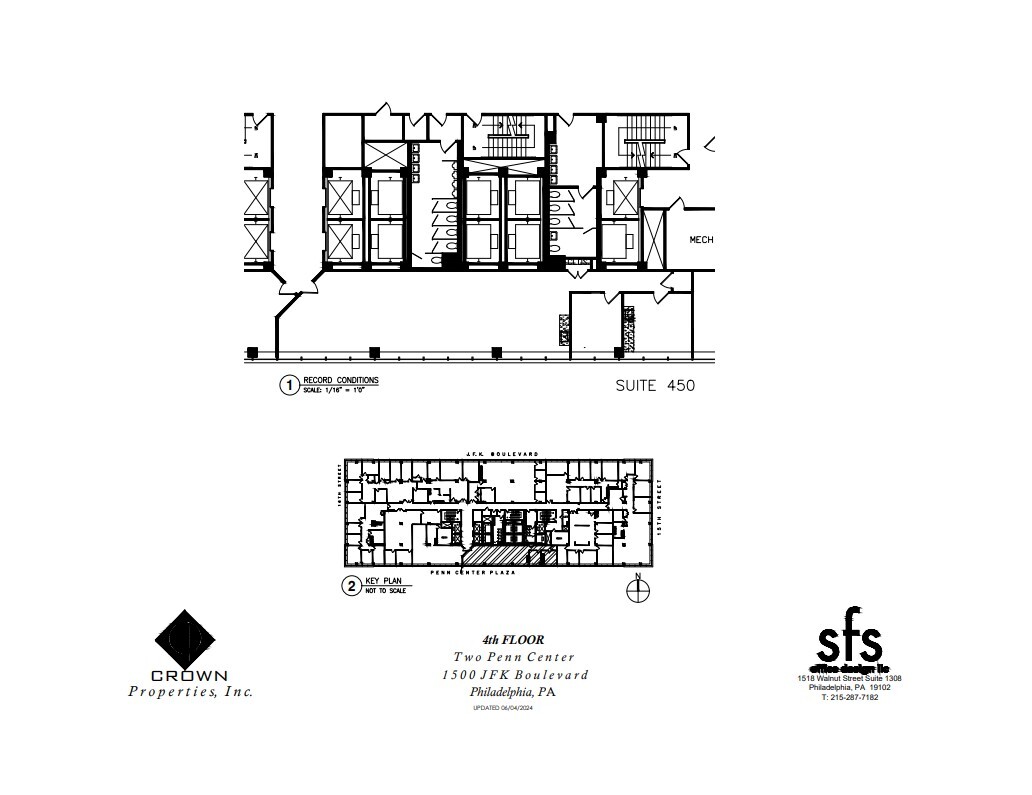 1500 John F Kennedy Blvd, Philadelphia, PA en alquiler Plano de la planta- Imagen 1 de 1