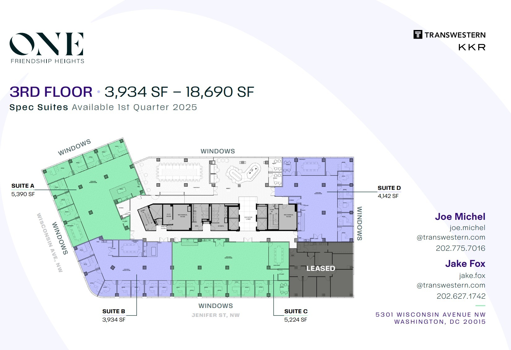 5301 Wisconsin Ave NW, Washington, DC en alquiler Plano de la planta- Imagen 1 de 1